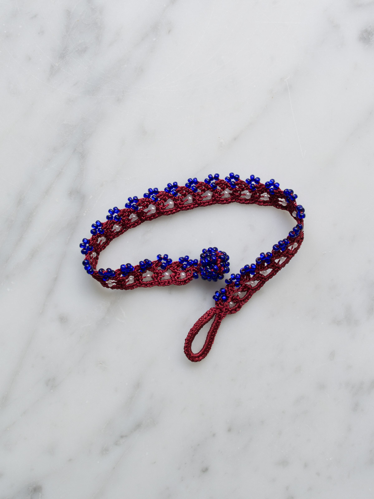 crocheted bracelet Meadow 